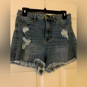 High waist Jean shorts